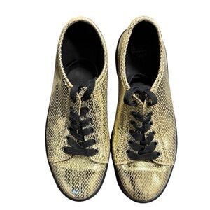 Dr. Martens Gold Snake Skin SPIN Shoes